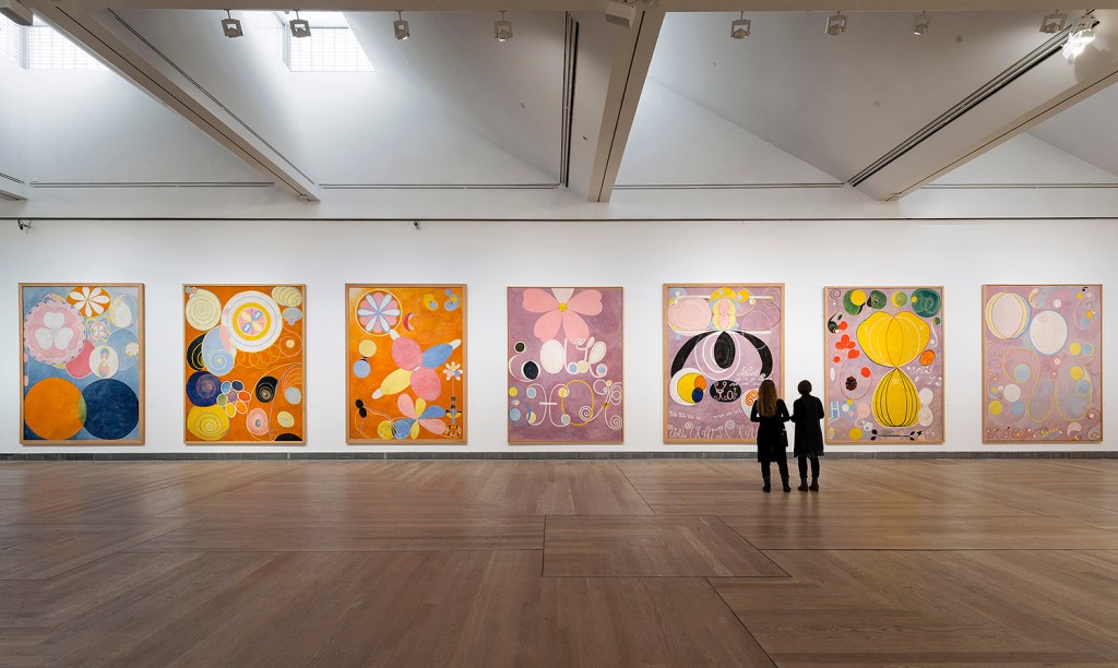 Installation view Hilma af Klint - A Pioneer of Abstraction, 2013