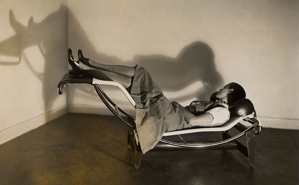 Charlotte in her Chaise Longue