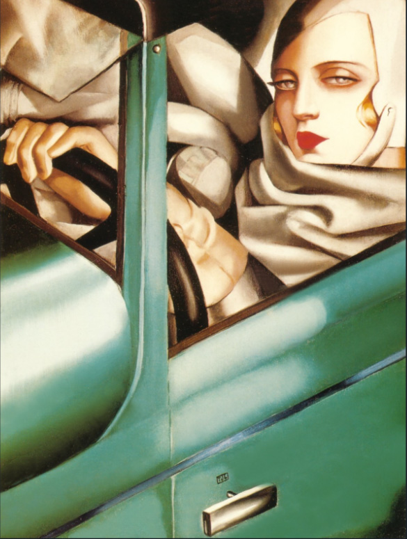 Tamara de Lempicka - My Portrait (Self-Portrait in the Green Bugatti), 1929