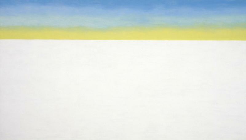 Georgia O’Keeffe - Sky Above Clouds - Yellow Horizon and Clouds, 1976 - 1977  