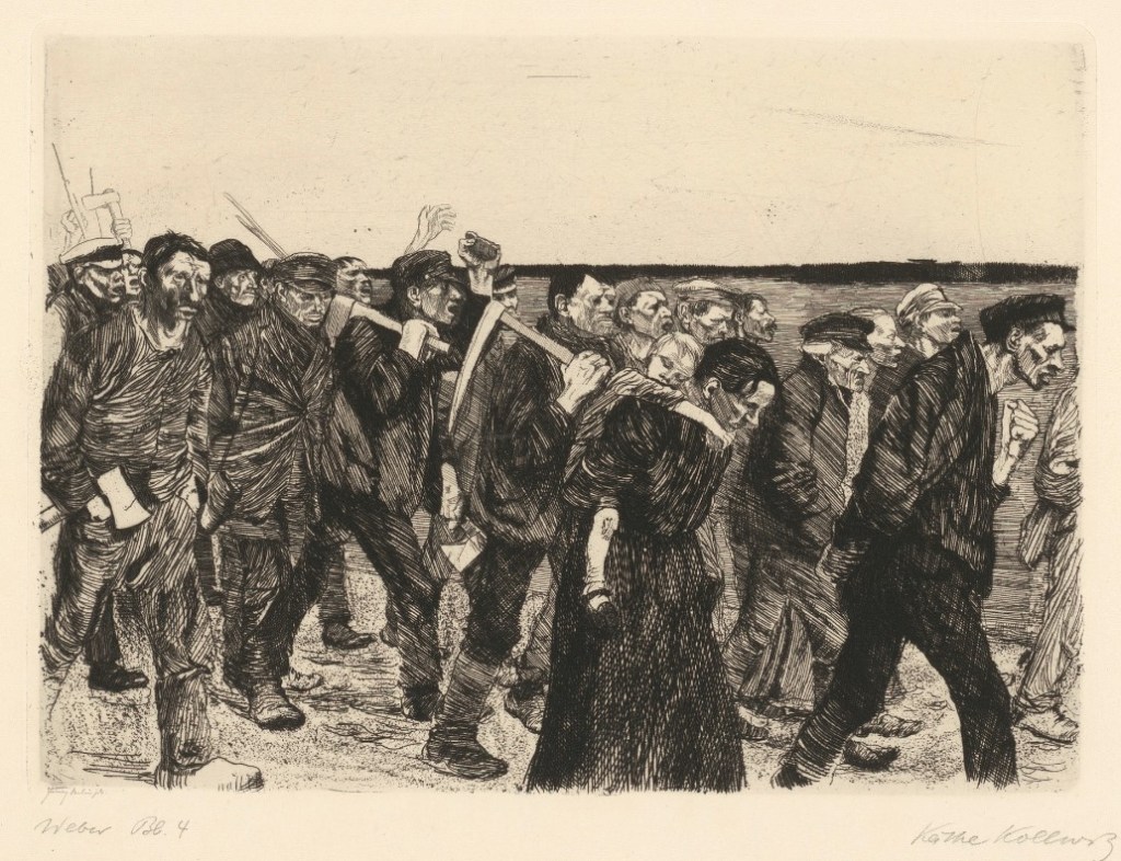 March of the Weavers, 1897 - Käthe Kollwitz